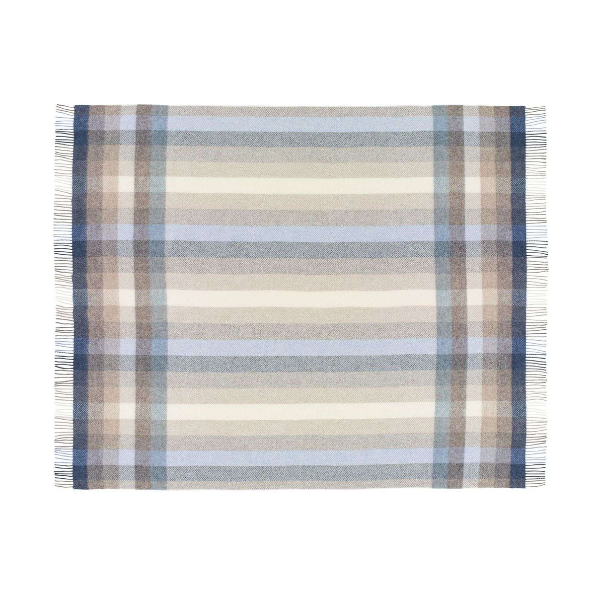 Image showcasing Bronte by Moon Shetland Wool Throw/Blankets Woven Blanket & Reviews ...